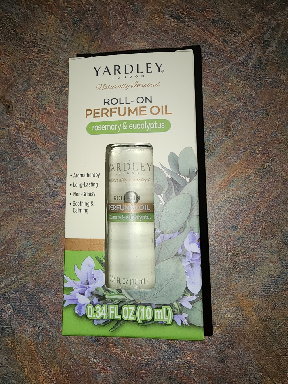 Yardley Roll-On Perfume Oil Rosemary & Eucalyptus - Green